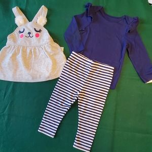 3-piece Baby Cat & Jack outfit